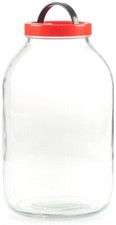Large Glass Storage Jar with