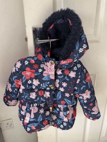 George girls floral hooded - girls',