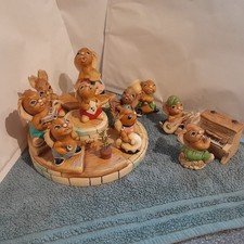 Pendelfin Band Stand Display and 10 figures - Vintage Pottery Collection