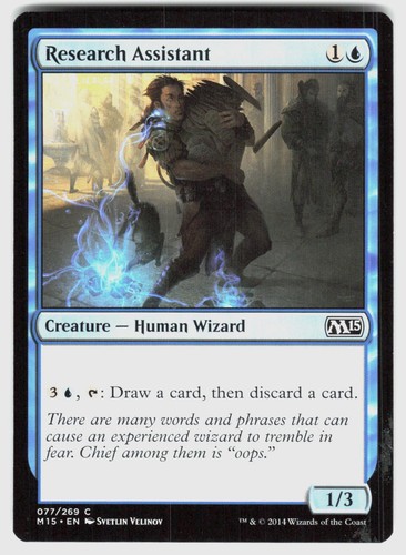 Research assistant magic - assistant, 77