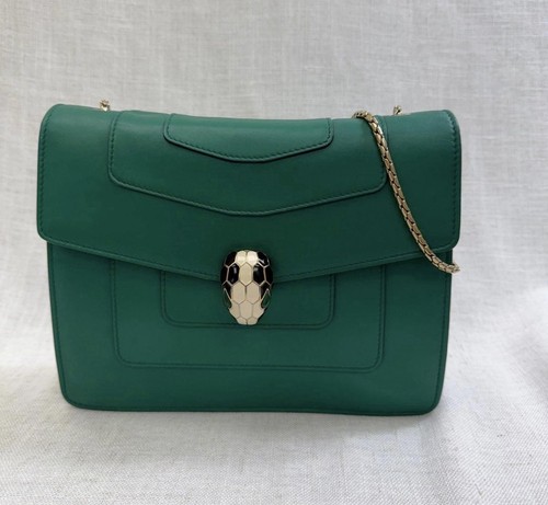 Bvlgari green snake - green, head