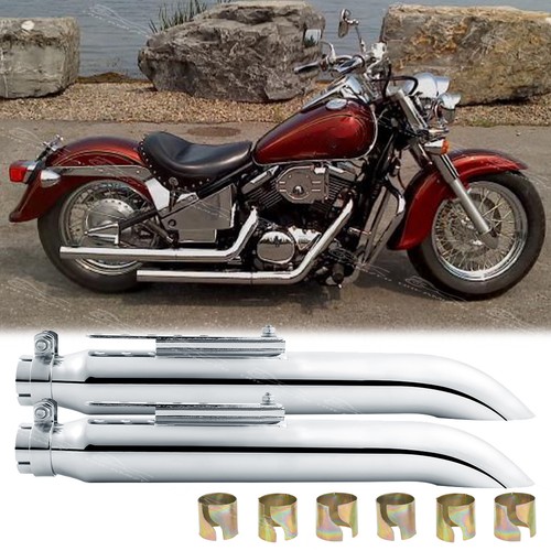 Chrome exhaust pipe slip - chrome,
