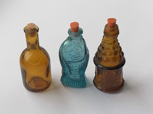 Three vintage wheaton - three,