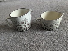 Hornsea Lancaster Vitramic Cornrose, Gravy Boat & Milk Jug
