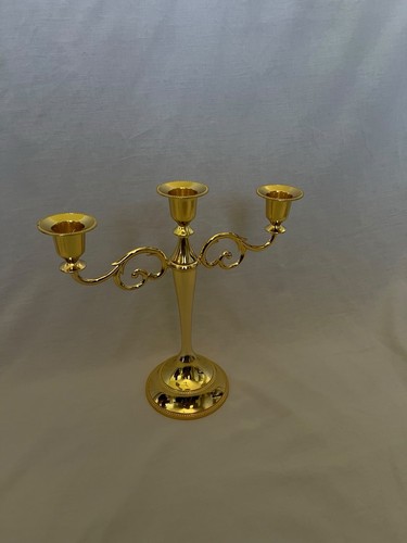 Gold arm candelabra candle - arm,