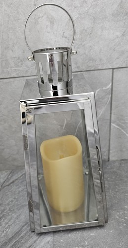 Chrome lantern - chrome,