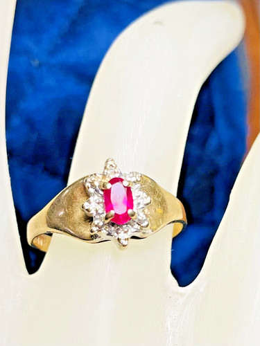 10kt two tone solid gold - solid, ring