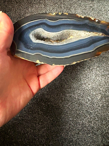 Large brazilian agate geode - agate,