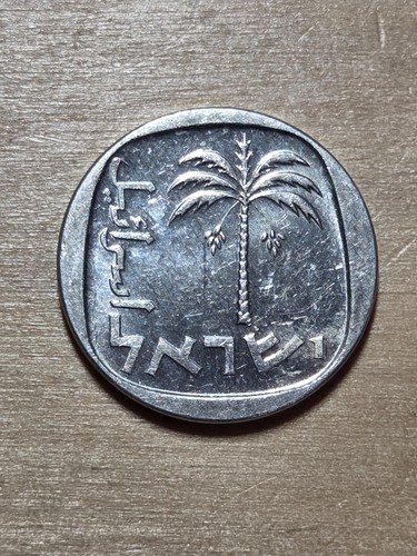 Israel agorot coin 5737 - 10,