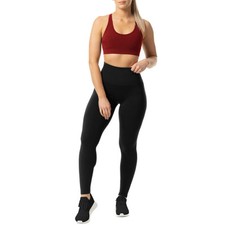 Ladies High Waist Tummy Control Leggings Thick Brushed Fleece Elasticated Waist