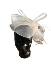 Monsoon Accessorize Fascinator Headband Pink Mesh Feather Races RRP £30