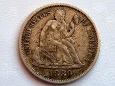 ~☆~1889 USA Seated Liberty