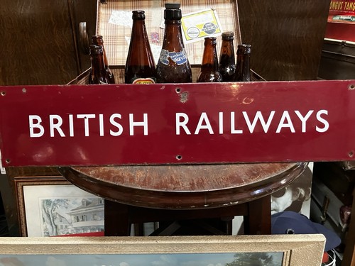 Original railway enamel - original, br