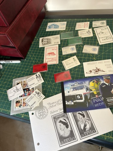 Collection guernsey stamps - of,