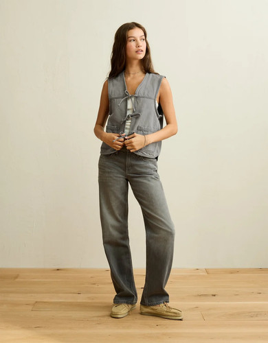 American eagle tie front - ae, tie-front