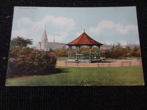 Consett park postcard - postcard, co