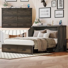 Queen Size Murphy Cabinet Bed
