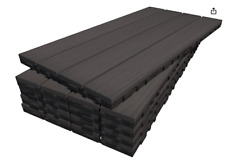 27 Double Length Composite Decking Patio  Tiles Pebble Grey 605 x 305 x 25mm