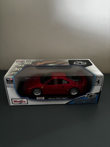 Burago ferrari f40 red diecast - burago,