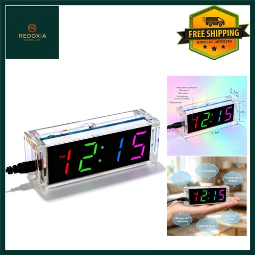 Educational diy square clock - diy,