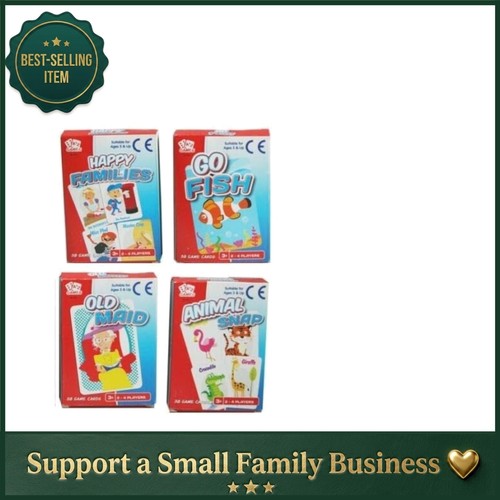 Children pack card games - 4-pack,