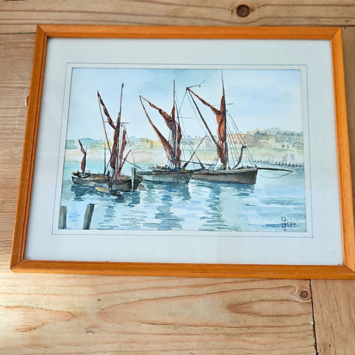 Thames sailing barges - thames,