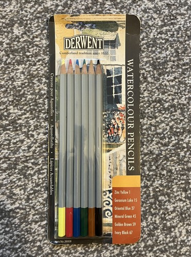 Derwent watercolour pencils - derwent, 6