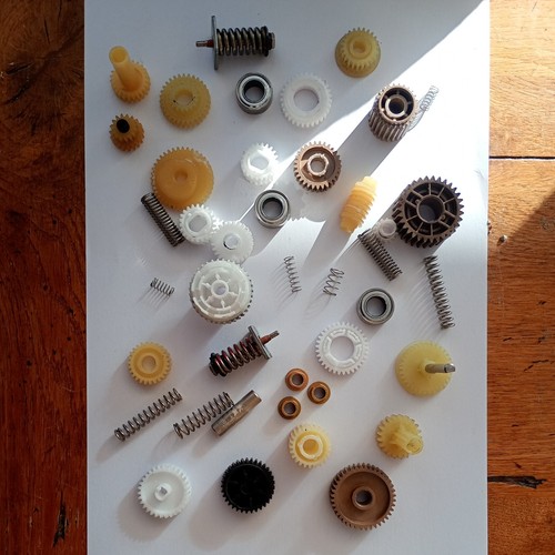 Plastic gears set - plastic, set,