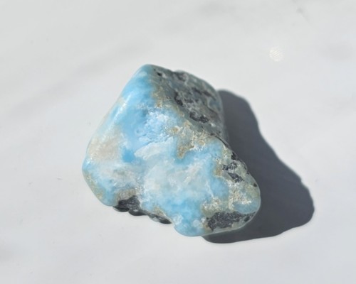 Raw natural larimar crystal - raw,