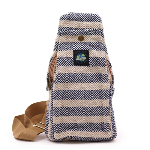 Natural cotton crossbody - natural,