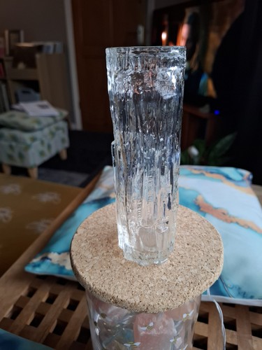 Ravenhead bark glass - bark, vase