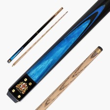 BCE Mark Selby Signature Blue Heritage 57" 2 Piece Snooker Pool Cue 9.5mm Tip