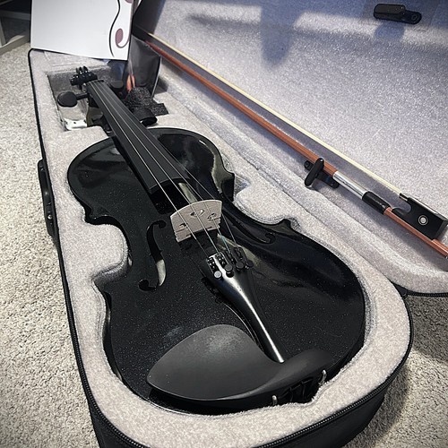 Full size black violin - size,