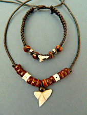 Shark Tooth Necklace Real 1cm