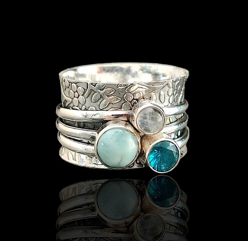 Multi stone ring 925 - multi,