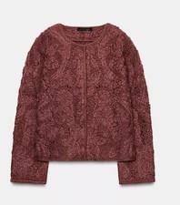 ZARA MACRAMÉ KNIT WOOL