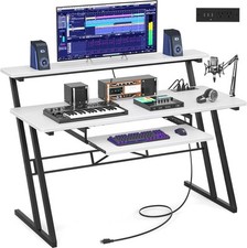 47'' Music Studio Desk Power