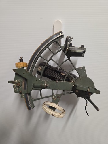 Antique brass marine sextant - antique,