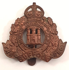 The Suffolk Regiment Brass Cap