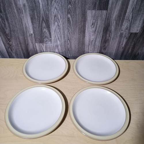 Denby linen dinner plates - 4,