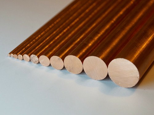 Zgg cu99 copper round - cu99.9, bar