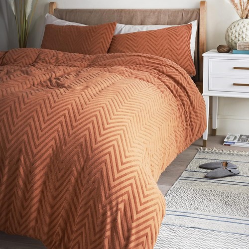 Chevron jersey duvet cover - duvet,