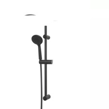 SWIRL SHOWER KIT MODERN DESIGN MATT BLACK 