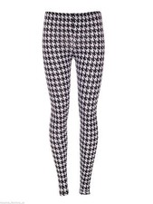 NEW PLUS SIZE PRINTED WOMEN LADIES FULL LENGTH STRETCH PLAIN LEGGINGS SIZES 8-26