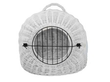 pet transport basket wicker /