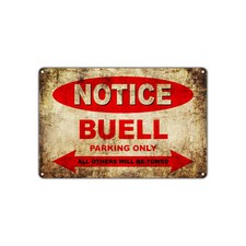 BUELL Motorcycles Parking Sign