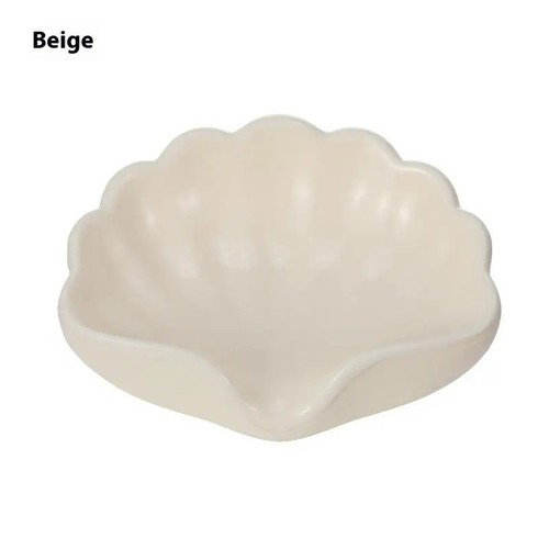 Ceramic sea shell soap - ceramic,