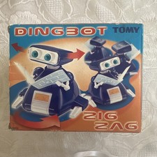 TOMY DINGBOT ZIGZAG BOX & INSTRUCTIONS + MAP ONLY!! SUPER RARE VINTAGE RETRO