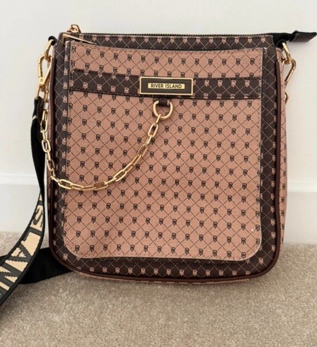 River island brown monogram - island,