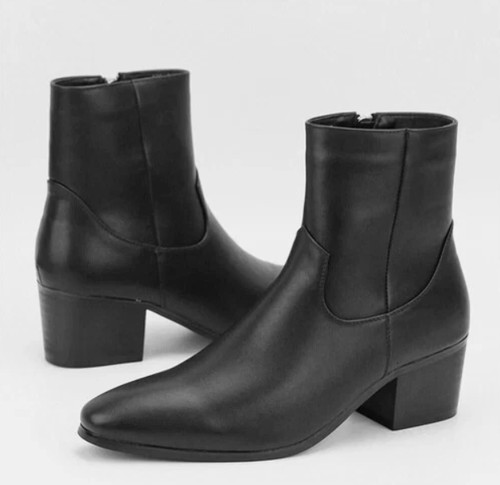 Mens zip pointy toe heel - mens,